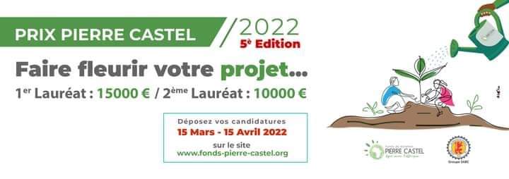 Lancement de la 5ème Edition du Prix Pierre CASTEL en mars 2022