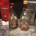Chivas 12 ans, l'ancienne et la nouvelle bouteille