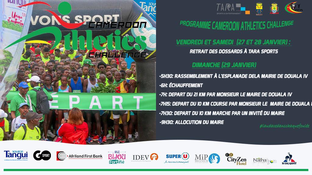 Déroulement de la première édition du Cameroon Athletics Challenge