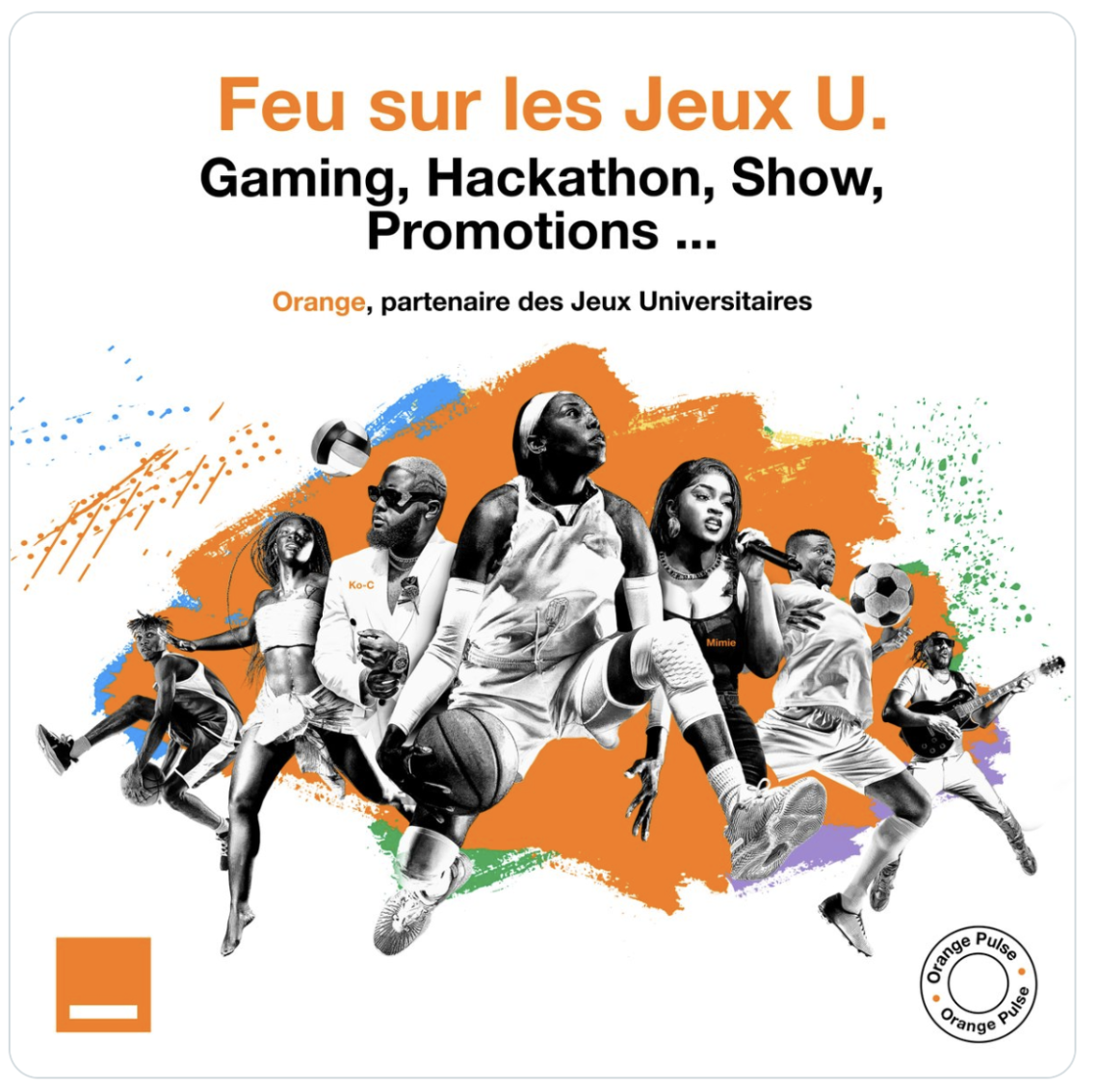 Feu sur les Jeux U. 2023 / Orange Cameroun 