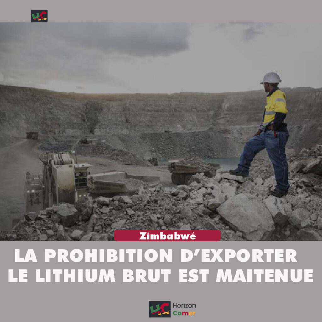 AFRIQUE/ZIMBABWÉ : La prohibition d'exporter le Lithium brut est maintenue