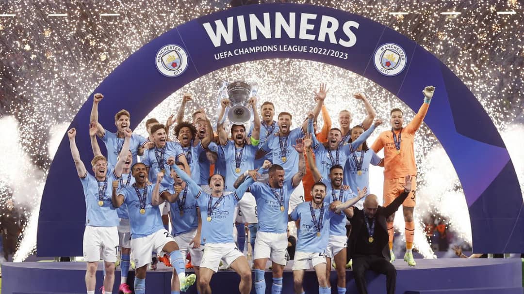 Sport/Champions League : Manchester city accompli son rêve. 
