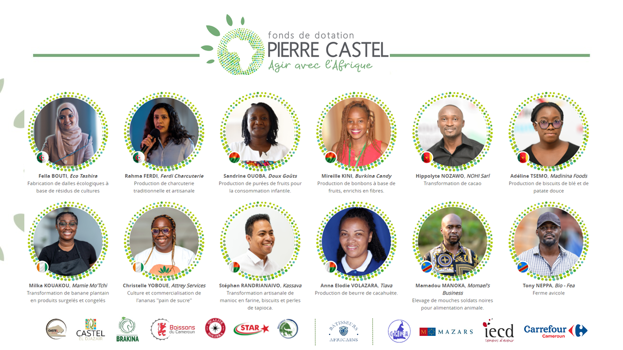 Le Fonds Prix Pierre Castel récompense 12 lauréats venants de 06 paix en terre camerounaise