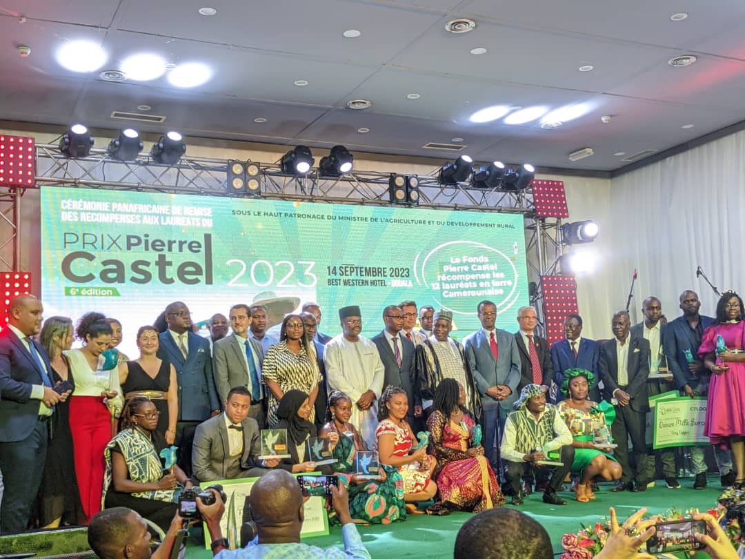 La cérémonie panafricaine de remise des récompenses de 12 lauréats du Prix Pierre Castel 2023