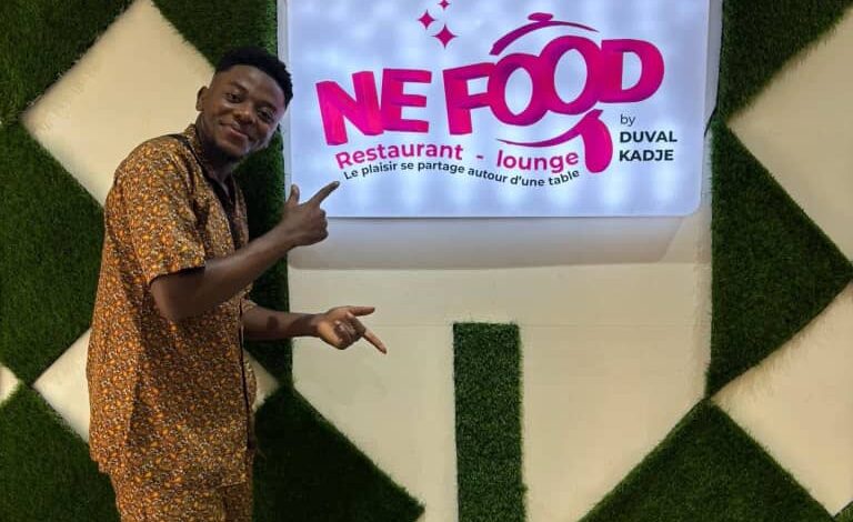 People/Entrepreneuriat : Duval Kadje annonce la fermeture temporaire de son restaurant NE Food à Douala