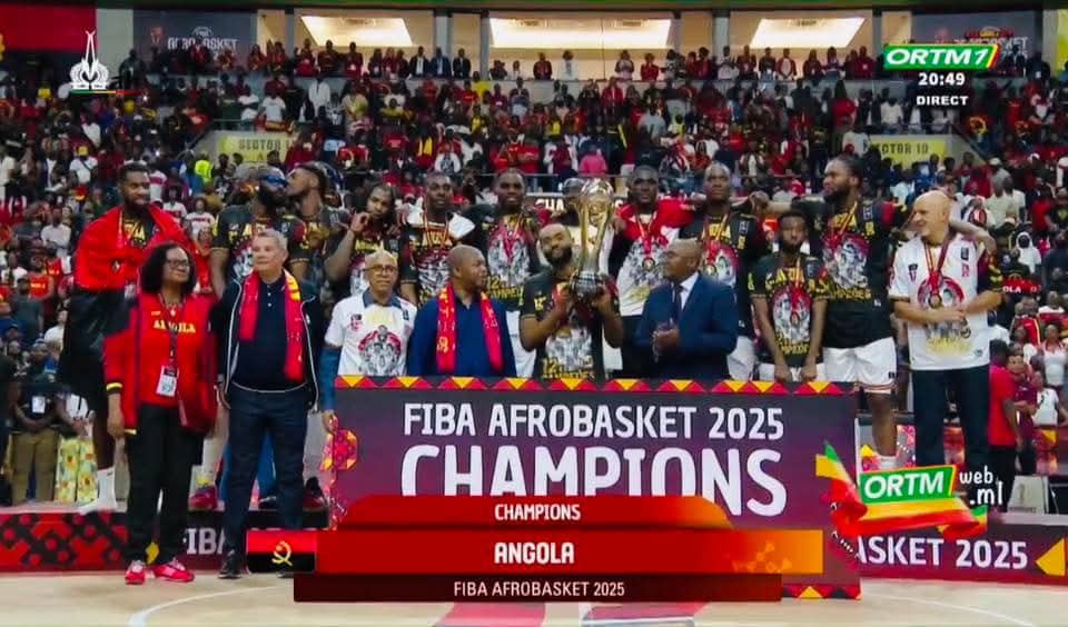 AfroBasket 2025 : L’Angola sacré champion, le Cameroun échoue au pied du podium
