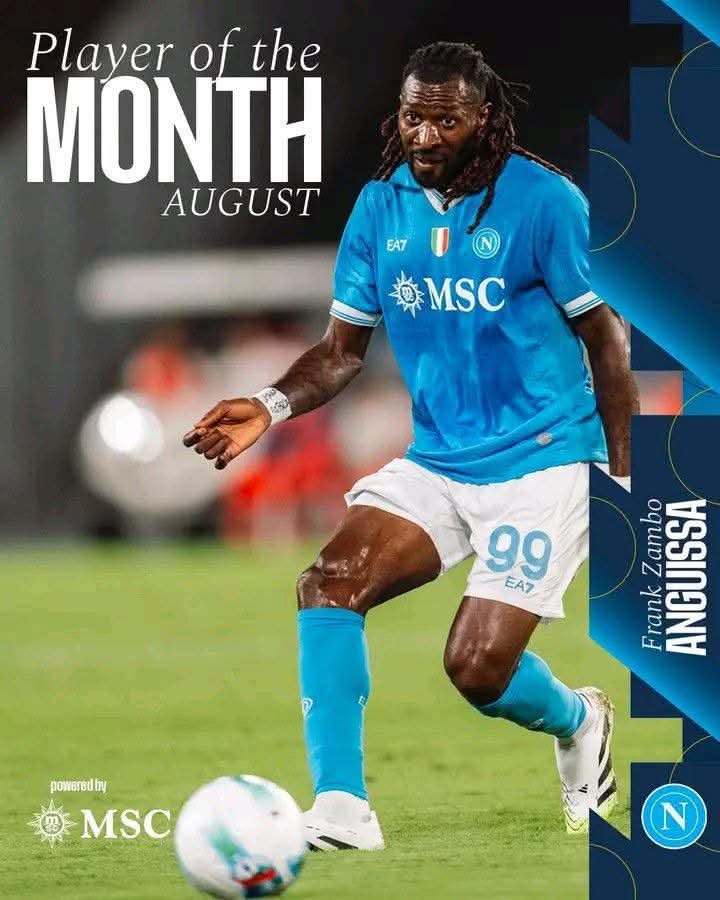 Frank Zambo Anguissa : pilier incontournable et joueur du mois à Naples