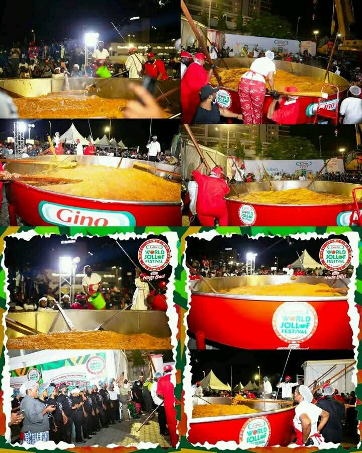 Culture / Gastronomie : Hilda Baci entre dans l’histoire avec la plus grande marmite de riz jollof jamais cuisinée