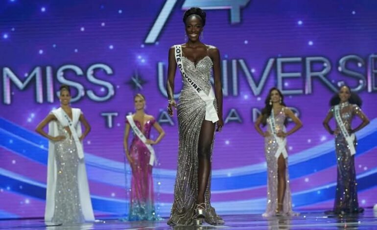 Olivia Yacé, Miss Côte d’Ivoire 2021, décroche la 4e place au concours Miss Universe 2025