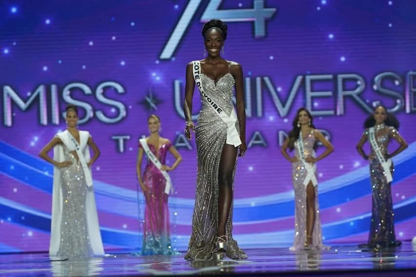 Olivia Yacé, Miss Côte d’Ivoire 2021, décroche la 4e place au concours Miss Universe 2025