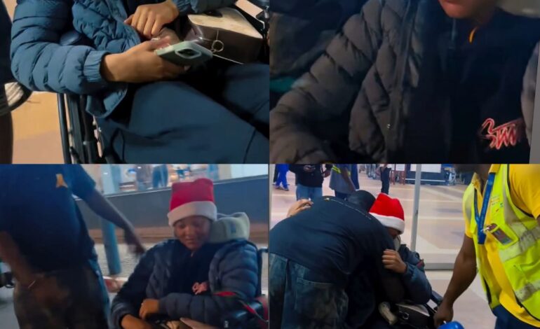 People : Simplest Ntuhti, de retour du Maroc en fauteuil roulant pour des problèmes de santé