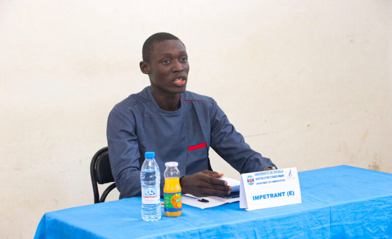 Yvan Dimitri Tajo Tenda : Mention Bien pour son mémoire sur la promotion de l&rsquo;art via les réseaux sociaux au Cameroun