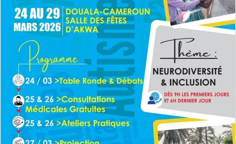 La Semaine de l'Inclusion à Douala : Un événement pour promouvoir l'inclusion des personnes neurodivergentes