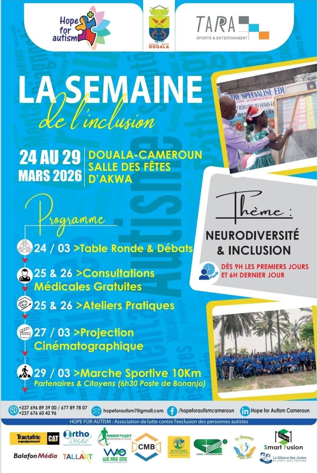 La Semaine de l'Inclusion à Douala : Un événement pour promouvoir l'inclusion des personnes neurodivergentes