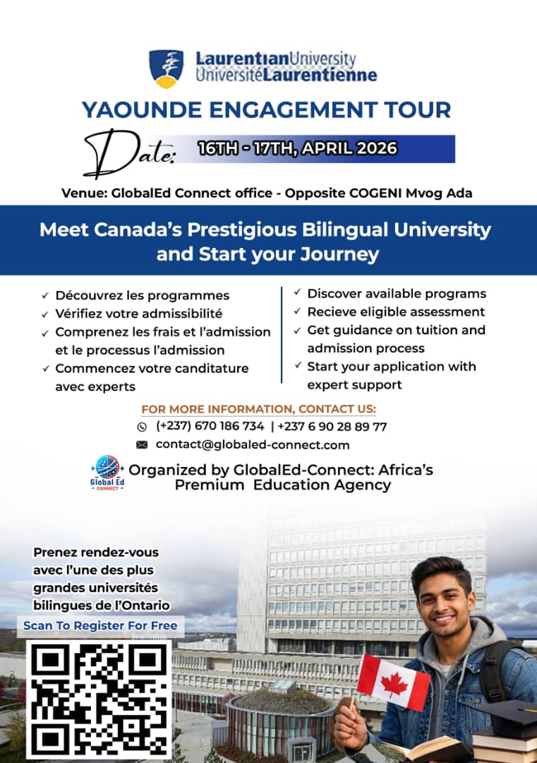 Étudier au Canada : l’Université Laurentienne à la rencontre des étudiants à Yaoundé