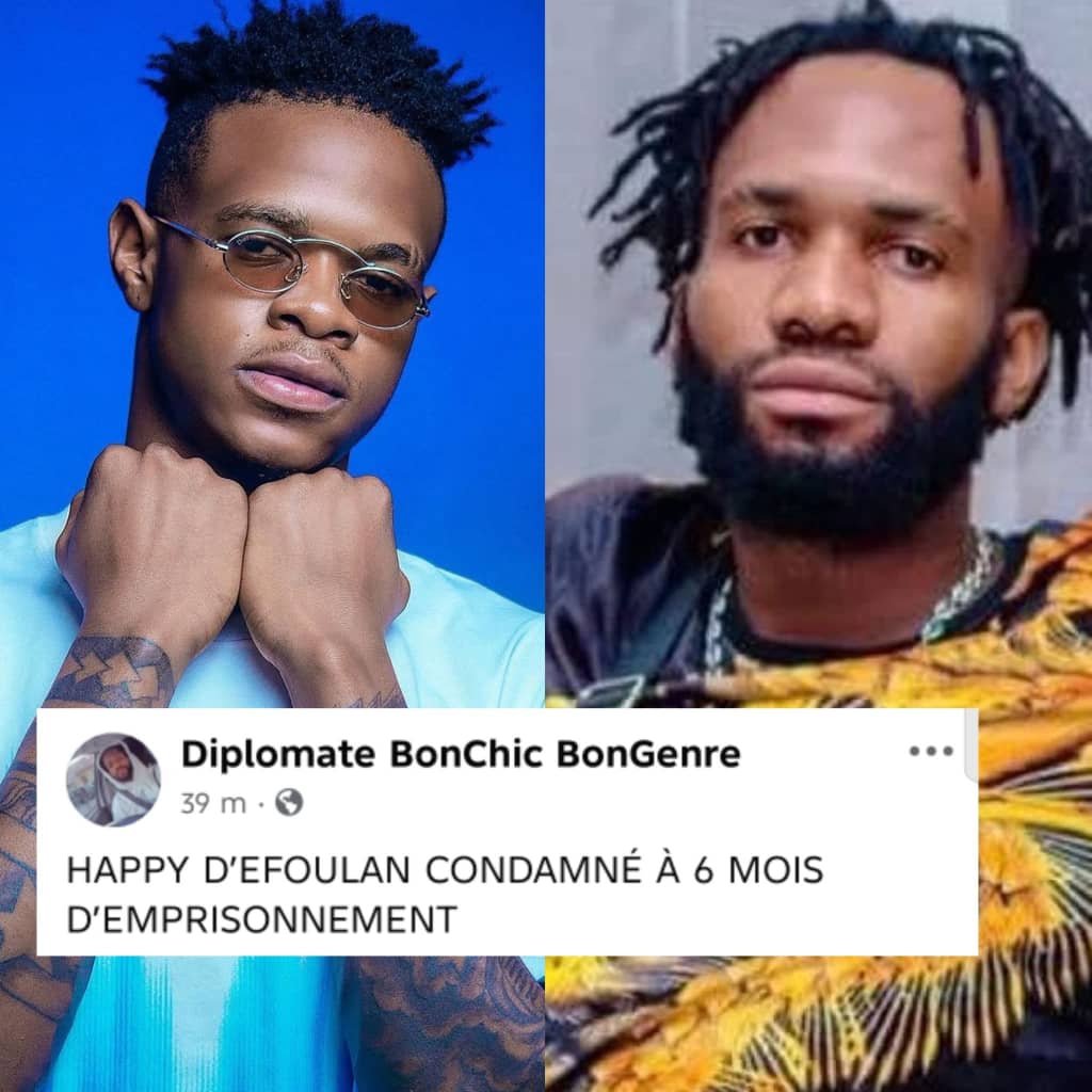 People : Happy d’Efoulan écope de 6 mois de prison avec sursis