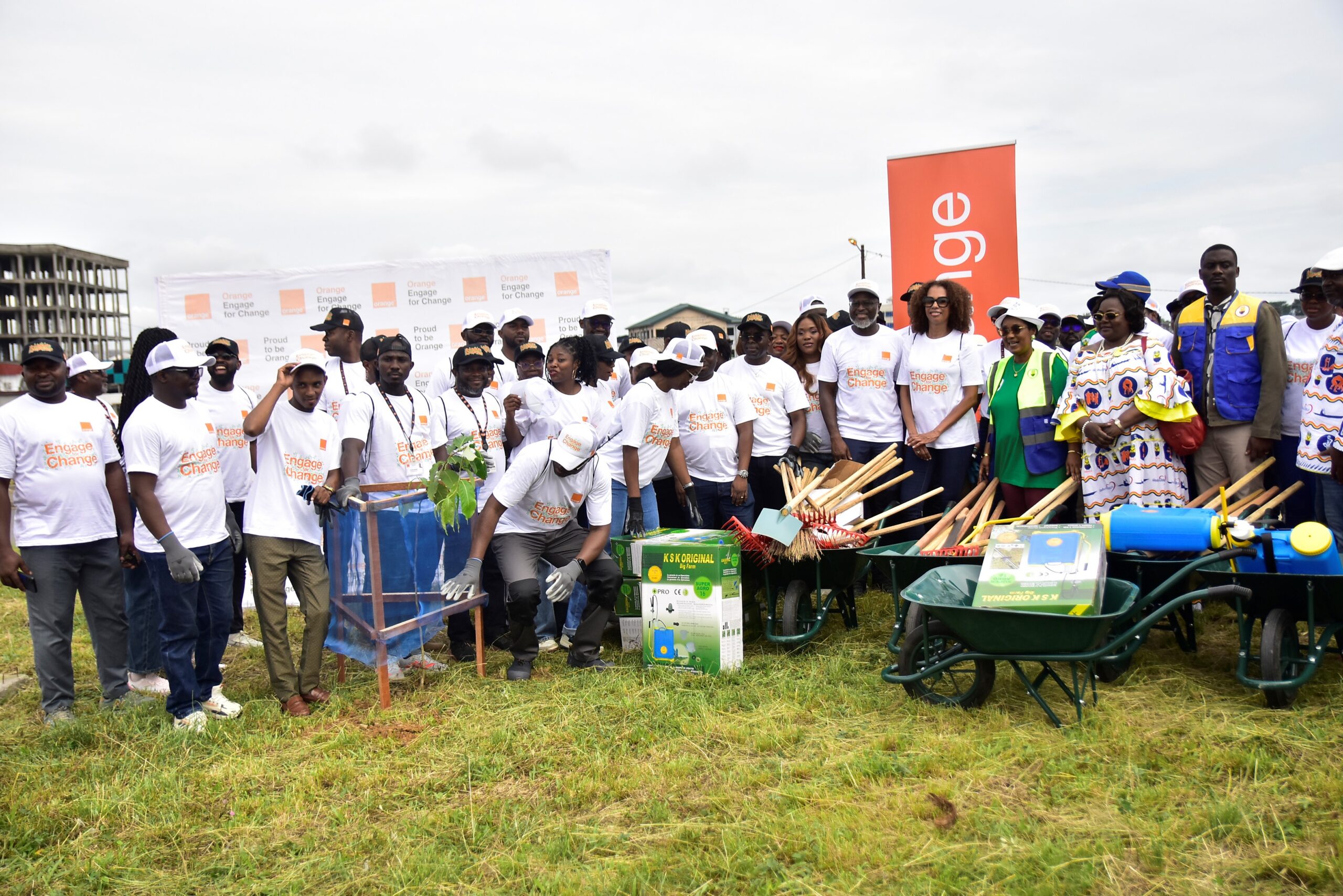 Orange Green City : plus de 500 arbres plantés à Douala pour un avenir plus vert