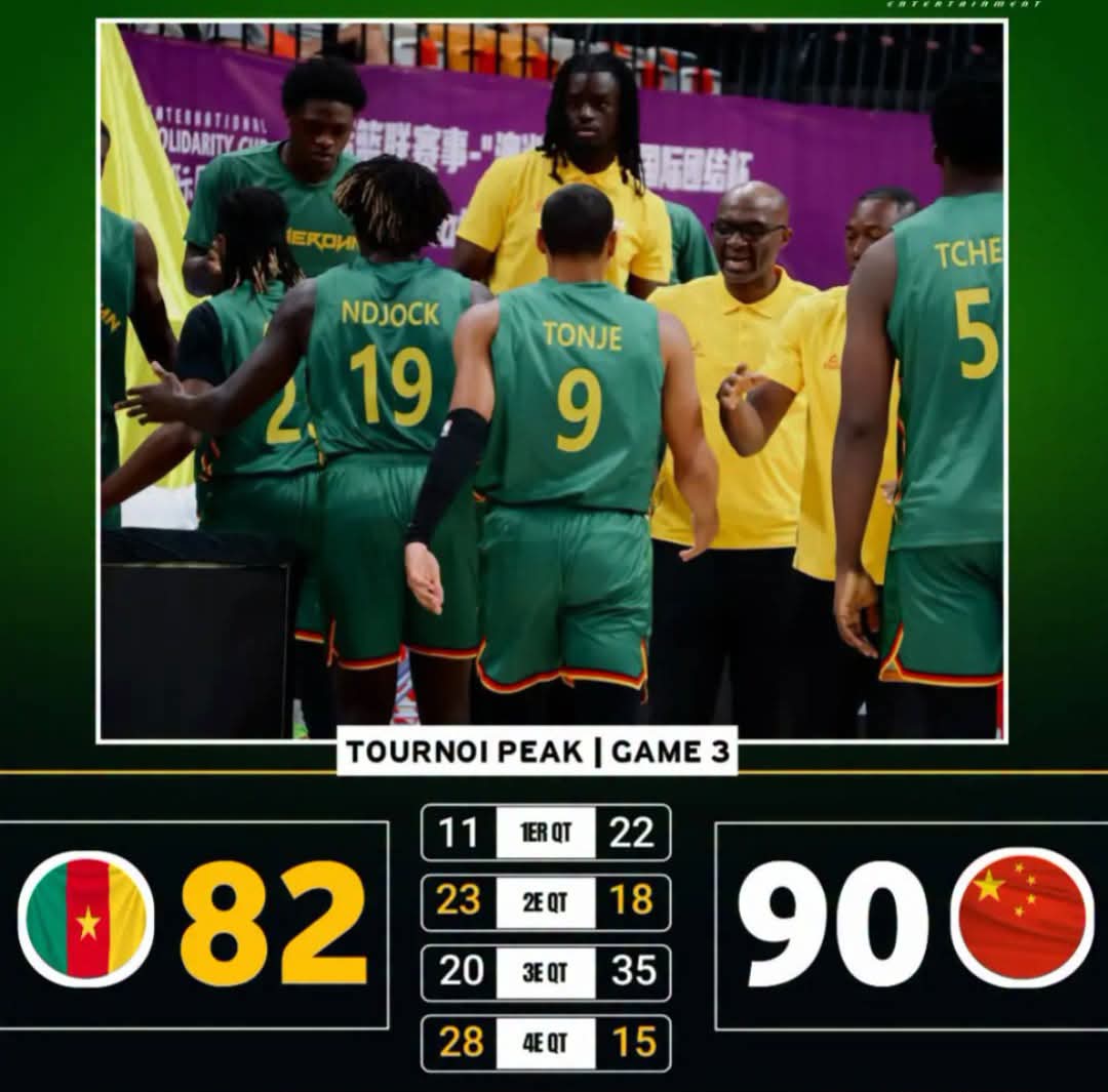 BASKETBALL/International Solidarity Cup 2026 : le Cameroun s&rsquo;incline face à la Chine et boucle la compétition sur une note mitigée